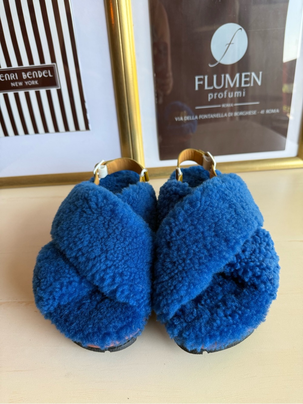 4ccccees Mellow Mana in blue shearling